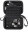 Lacdo Camera Carrying Case for CAMKORY DC403, Kodak PIXPRO FZ55, Canon PowerShot G7 X Mark III/SX740, Sony ZV-1/RX100 VII, Panasonic LUMIX ZS99 Digital Camera Protective Trave Bag, Black+Black