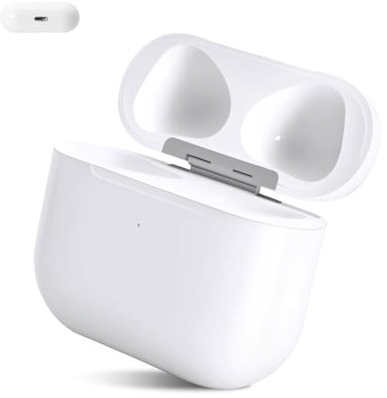 Suoxiom Kabelloses Ladecase Kompatibel mit Air-pods 3 Generation,Wireless Charging Case Original Ersatz Replacement,Bluetooth Pairing Sync Button
