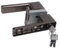 Magnetisches Türschloss-Set, leises Schließen, Innentürgriff mit Schließzylinder, Aluminiumlegierung, Hardware, geeignet für Schlafzimmer, Badezimmer, Wohnzimmer, Privatsphäre, Türschloss (grau)