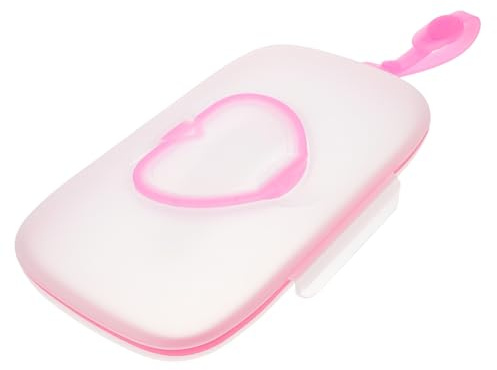 FOMIYES Tragbare Baby Feuchttücher Box 2 Stück Wiederverwendbar Mit Silikondichtung Für Frische Feuchttücher Hängend Für Kinderwagen Und Outdoor Nutzung Kompakt Und Leicht