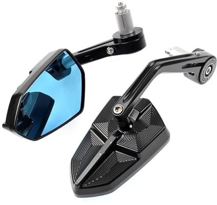 Seitenspiegel Universal Motorrad Rückspiegel Schwarz Moto Side Bar End Spiegel Für CB125R
