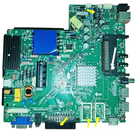 TP.S512.PB83 Scheda Madre TV Tre In Uno Trasformatore Blu 65-94 V 65 W Foto Fisiche Multiple Di Diverse Interfacce(NO T 1SD1CI)