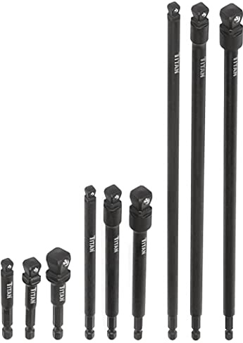 Titan 49089 9piece impacto Wobble Socket Adapter Set