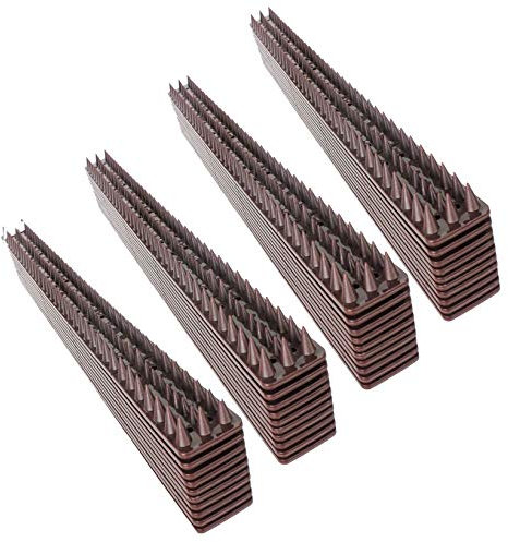 SPARES2GO Garden Fence Wall Anti-Climb Security Spikes (40 Pcs, 20m)