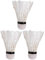 Huairdum Badminton-Federball, 3er-Pack, tragbar, hohe Stabilität, Haltbarkeit, Gänsefederball, Badmintonball für Indoor-Outdoor-Sportarten, Spieltrainingsgeräte