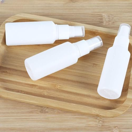 Greenlans - 2 botellas pulverizadoras rellenables de 60 ml, para cosméticos, con atomizador, alcohol, vacías, 2 unidades