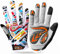 FINGER TEN Fahrradhandschuhe Kinder MTB Fahrrad Freizeit Vollfigner mit Gel rutschfest Wert 1 Paar Gelb S Radsport Skatehandschuhe für Sommer Jungen Mädchen 2-11 Jahre
