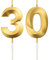 BBTO 30. Geburtstag Kerzen Kuchen Ziffer Kerzen Alles Gute zum Geburtstag Kuchen Topper Dekoration für Geburtstag Party Hochzeit Jahrestag Feier Lieferungen