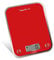 Moulinex BN5001 Optiss, Balance de cuisine, verre trempé résistant, fonction liquide, rouge