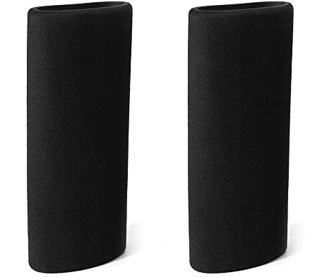 CENPEK 2 piezas de empuñaduras de espuma para manillar de motocicleta, antideslizante, antivibración, práctica funda de agarre para manubrio, manga aplicable, diámetro interior de 3,17 a 3,68 cm