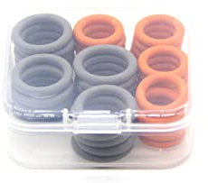 Pro-Parts 1/4 & 3/8'' Pressure Washer Quick Coulper QD Colored O-Rings Set (40 Pack)