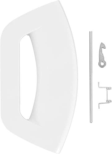 Aspares White Washing Machine Door Handle Kit for HOTPOINT WMXTF842 WMXTF942 WMYF842 Washing Machine