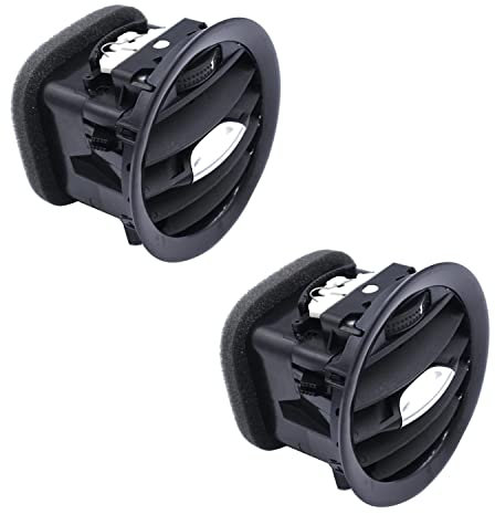 2x Klimaanlage Lüftungsdüse Lüftungsgitter für Opel Corsa D 13417363(schwarz glänzend)