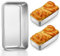 HaWare Brotbackform 3er Set, Edelstahl Kastenform Brotform, Rechteckig Toastbrot Backform Kastenbackform für Saftige Fluffige Brot/Kuchen - 23,5 x 12,6 x 6 cm, Gesund & Langlebig, Spülmaschinenfest
