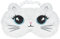 Nette Augenmaske für Kinder, Ynaice Cartoon Katze Tierschlaf Augenmaske Abdeckung Flauschig weiche Plüsch Schlafmaske für Nacht, Reisen, Nap, Herren, Frauen (Regenbogen, Katze)