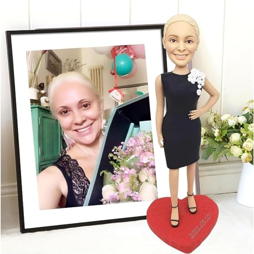 Benutzerdefinierte Bobbleheads Figur Puppe, Personalisierter Wackelkopf | Custom Wackelkopf-Figur Figuren Handgemachte Personalisierte Skulptur Geschenk