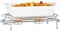 Innoteck Essentials Chrome Food Warmer 28cm - With Double Tea Light Candle - Keep Your Food Hot - Ideal for Buffet Catering, Restaurants, Dinner, Weddings, Parties, and Picnic