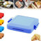 Machine à Toastie pour Micro-ondes, Grille-Pain au Micro-Ondes, Machine à Sandwich pour Micro-Ondes sans électricité sans Fil pour Sandwich Gaufre Panini Toastie (Bleu)
