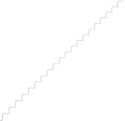 Homgoday Spirales de Gabion 24 pièce Acier Galvanisé 100 cm
