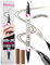 iMethod Curved Augenbrauenstift - Dual-Ended Augenbrauenstift mit gebogener & präziser Bürstenspitze, Microblading-Eyebrow Pencil für natürliche Augenbrauen, Dark Brown
