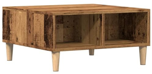 vidaXL Couchtisch Altholz-Optik 60x60x30 cm Holzwerkstoff