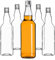 KADAX Lot de 50 bouteilles en verre à remplir - 500 ml - Bouteilles de liqueur vides avec bouchon à vis - Bouteilles pour liqueurs, spiritueux (argenté)