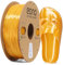 EONO Silk TPU Filament 1.75mm Flexibel & Glänzend wie Silk, Shore 95A TPU Silk Gold, 1KG Weiches, aber belastbares TPU für Mode, Deko & Funktionsteile