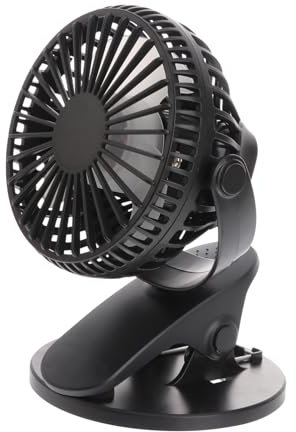 LABRIMP Ventilatore Mini con Clip Forma Orecchie Ventilatore Portatile Ricaricabile USB Design Compatto e Leggero per e Uso