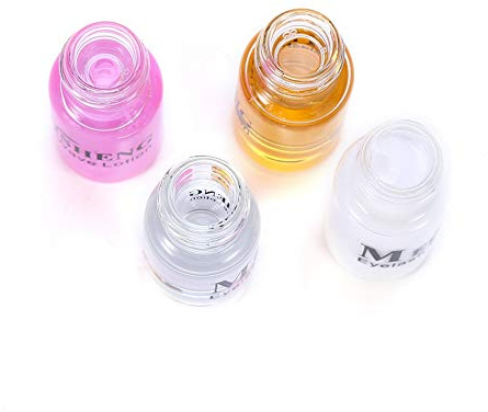Pongnas Professionelles Damen-Wimpern-Dauerwellen-Curling-Lotion-Set für Curling-Effekt