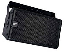 QSC E12YM-BK - Soporte de yugo de acero con recubrimiento en polvo para altavoz E12, color negro