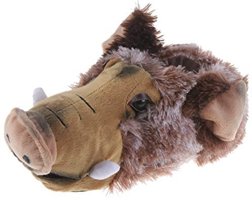 Tierhausschuhe Hausschuhe Keiler, Braun, 42/43, TH-Wildschwein