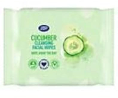 Boots Cucumber Cleansing Facial Wipes 25s