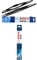 Bosch Wiper Blade Twin Spoiler 584S, Length: 530mm/475mm – set of front wiper blades + Bosch Wiper Blade Rear A281H, Length: 280mm – rear wiper blade