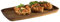 APS Tabla de servicio, tabla de madera de acacia aceitada, bandeja de madera, tabla de madera de servicio, marrón, 15 x 30 cm, 2 cm de altura