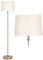 firstchoicelighting Antique Brass Floor Lamp Modern Column Design Standard Lamp Cream Fabric Shade 150cm Height LED Compatible