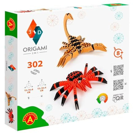 Origami 3D Spider and Scorpian