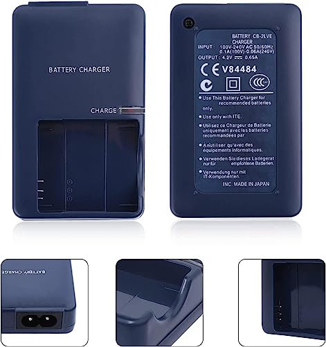 CB-2LVE NB-4L Battery Charger for Canon : Compatible for Canon Powershot SD30 SD40 SD200 SD300 SD400 SD430 SD450 SD600 SD630 SD750 TX1 ELPH 100 HS IXUS 30 40 50 55 60 65 70 75 80 100 110 120 130 230