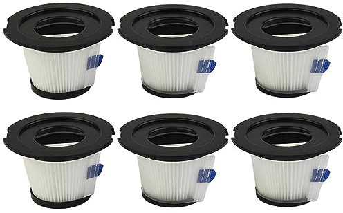 Lot de 6 filtres HEPA de rechange compatibles avec aspirateur pour Moosoo K17 H.Koenig
