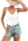 Damen Bodysuit Mit Fransen - Sexy Ärmellose Spaghetti Bauchweg Bluse Tops Elegant Body Shaper Sculpting Tanga Kleidung V Ausschnitt Rave Festival Outfit Shirt Sommer Shapewear Clothe(White,S,107421r)