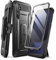 SUPCASE Outdoor Hülle für Samsung Galaxy S24 FE (2024) Handyhülle Bumper Case 360 Grad Schutzhülle Cover [Unicorn Beetle Pro] mit Displayschutz, Gürtelclip und Ständer (Schwarz)