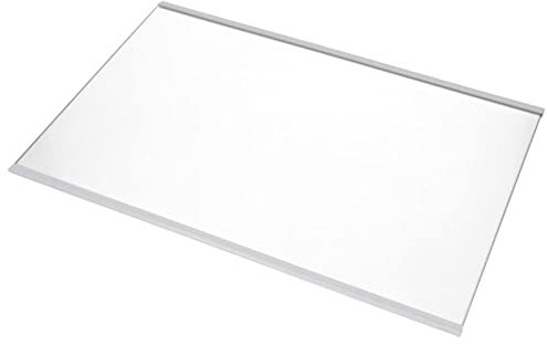 SPARES2GO Glass Shelf for Fridgemaster MC55251M MC55251MB MC55251MD MC55251MDB MC55251MDS Fridge Freezer (455 x 300 mm)