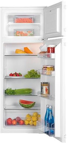 Amica EDTS 374 901 / Doppeltür-Kühlschrank / 1450 mm Nische/Schlepptür-Technik/elektronische Steuerung/Inverter-Motor