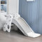 Kavolet Indoor -Schieberrutsche Kletterer Spiel Slide Stall Basis für Kleinkinder (Weiß grau)