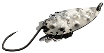 Blinker Jörg® NOPPY RATTLE BLADE | WELSBLINKER | Spinnköder aus Edelstahl | Blinker für WELS und HECHT | Aktives Angeln | Spinnfischen | extrem robust | Super fängig | 100% MADE IN GERMANY | 65gr, 9cm