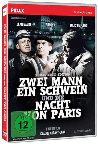 Zwei Mann, ein Schwein und die Nacht von Paris (La traversée de Paris) (1956) – Remastered Edition – Preisgekrönter französischer Filmklassiker mit Starbesetzung [DVD]