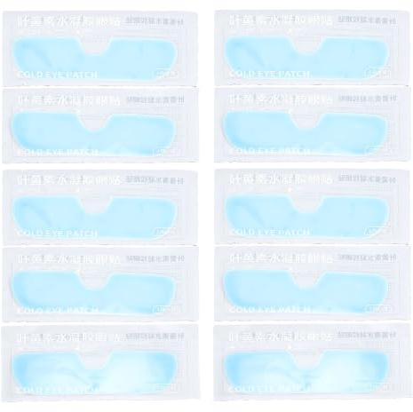 Brrnoo Kylkompress ögonpads 10-pack Individuellt Förpackade Hydrogel
