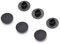 6 Pack Black Analogue Joystick Stick Cap Cover Button for Sony PSP 1000