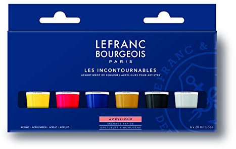 Lefranc Bourgeois Acrylique Fine Set Les incontournables 6X20ml