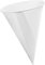Pro DP 5000 Spitzbecher Wasserbecher Water Cones Trinkkegel für Wasserspender 133ml 4,5oz Ø75mm weiß Bio Bagasse/Zuckerrohr - inkl. VerpG in D