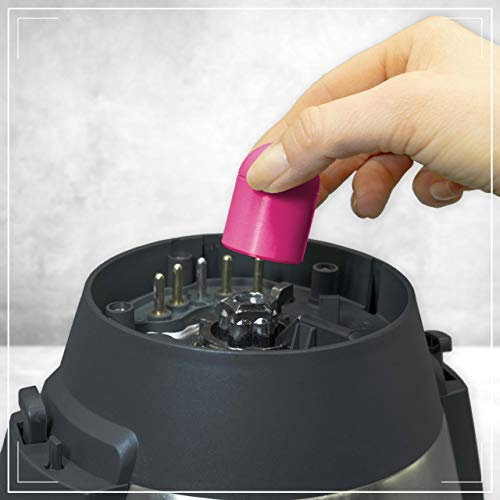 coolina® Teig-Ex Accessoire pour récupérer la pâte dans un robot culinaire Monsieur Cuisine Connect Couleur rose